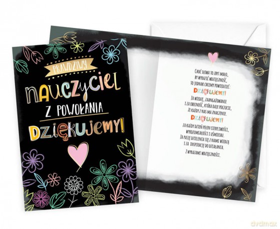 Karnet Nauczyciel, tablica prestige P-042 (25x35,3cm)