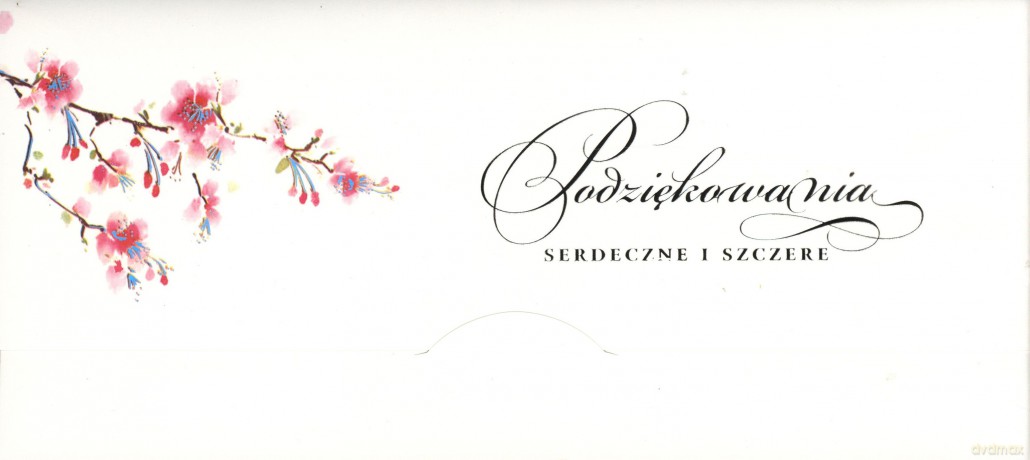 Karnet Podziękowania KPE-0026