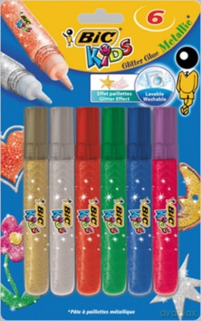 Klej brokatowy metaliczny BIC Kids