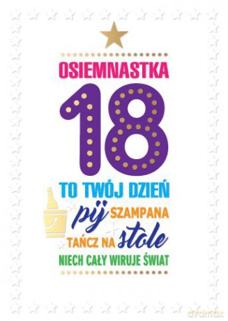 Karnet PR 18-tka To Twój dzień... PR-055