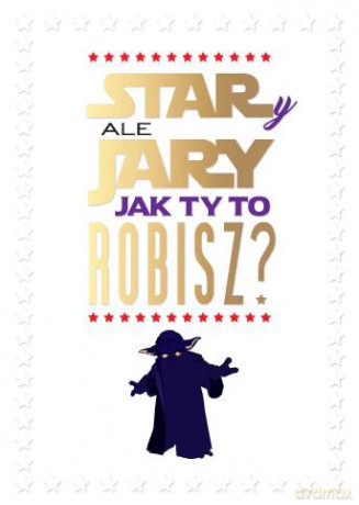 Karnet PR Urodziny - Stary ale jary PR-052 - bez tekstu