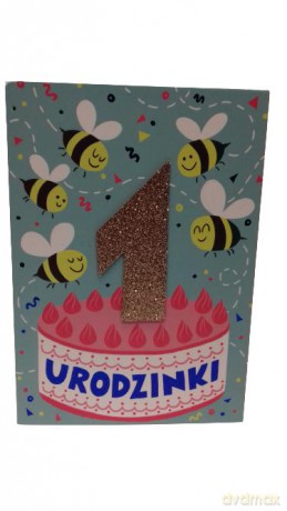 Karnet roczek pszczółki N-01
