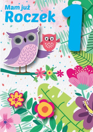 Karnet roczek sowy