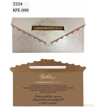 Karnet Rocznica Ślubu KPE-0099