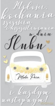 Karnet Ślub DL PM-064