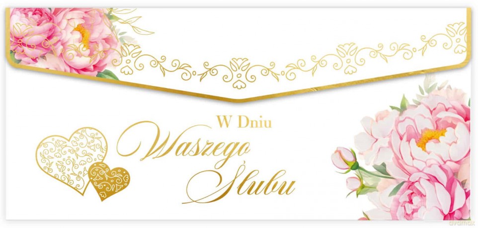 Karnet Ślub Premium (24,5x10,5cm) mix