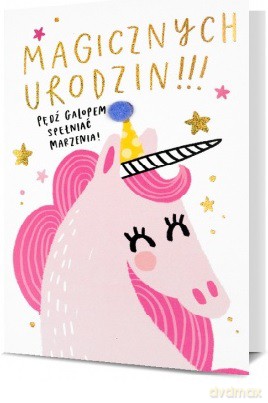 Karnet urodziny "magicznych urodzin"