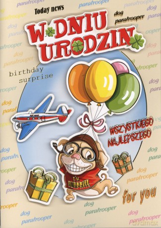 Karnet Urodziny B6 U 01