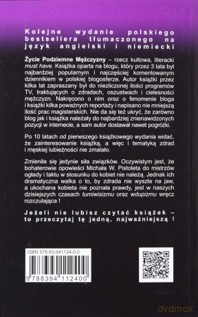 Życie Podziemne Mężczyzny - Michał W. Pistolet [KSIĄŻKA]