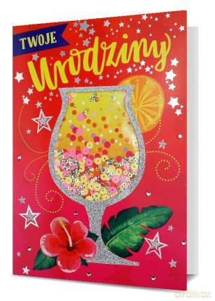 Karnet Urodziny drink HM200-1886