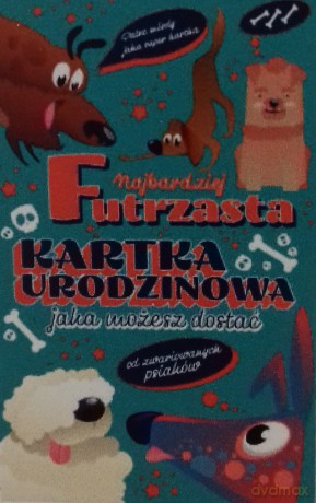 Karnet Urodziny futrzaki, psy W07