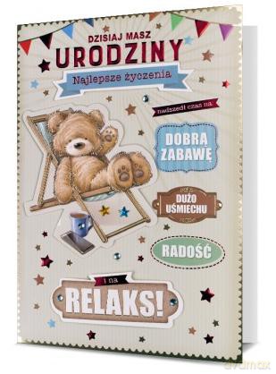 Karnet urodziny HM200-1605