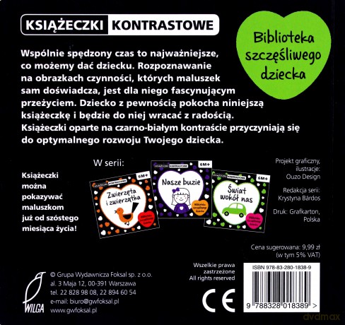 Świat dzidziusia. Książeczki kontrastowe [KSIĄŻKA]