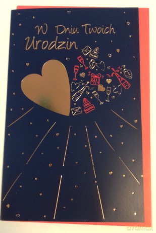 Karnet Urodziny U03 W Dniu Twoich Urodzin