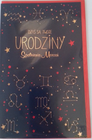 Karnet Urodziny U04 Dziś są Twoje Urodziny