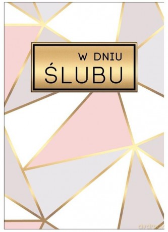 Karnet W dniu Ślubu PR-091