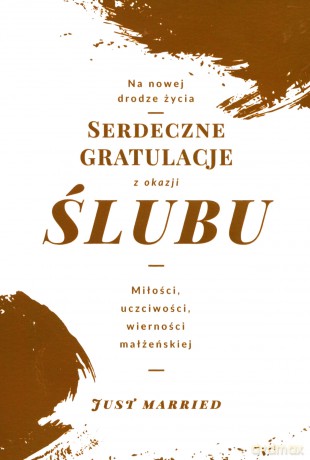 Karnet w dniu ślubu S 110