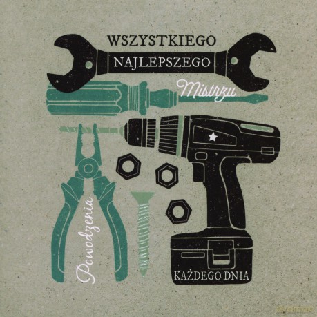 Karnet Wszystkiego najlepszego Mistrzu! HM-200-1387