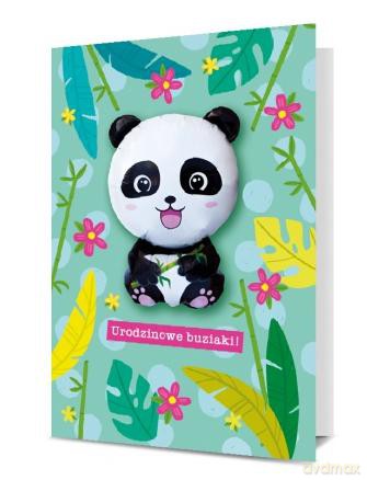 Karnet z balonem Panda K.BALLOON-20