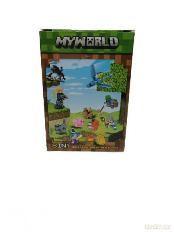 Klocki my world (w pudełku) [FIGURKA]