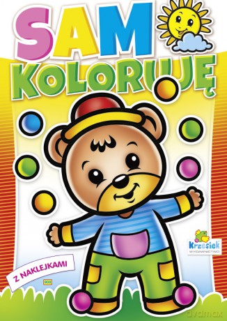Kolorowanka A4 16 str. Sam koloruję Miś