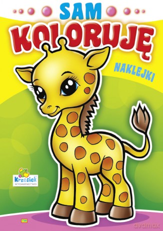 Kolorowanka A4 16 str. Sam koloruję Żyrafa
