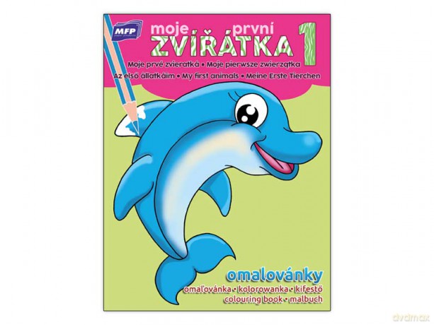 Kolorowanka A4 Moje pierwsze zwierzątka 1