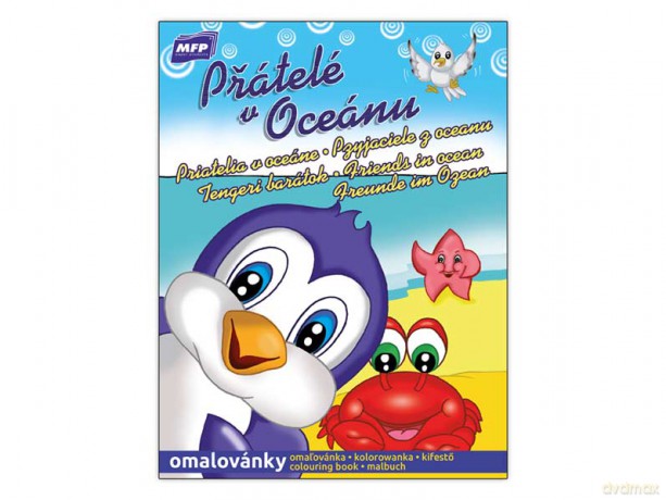 Kolorowanka A4 Przyjaciele z oceanu