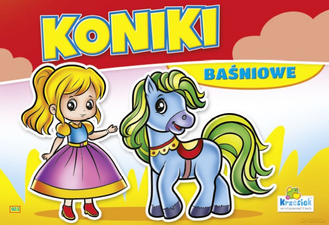 Kolorowanka B5 16 str. Koniki baśniowe - Konik niebieski