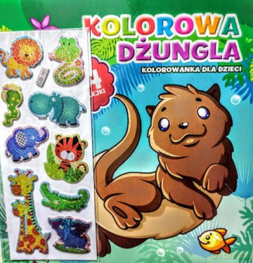 Kolorowanka Kolorowa dżungla 301