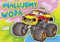Kolorowanka Malujemy wodą A4 8str. Monster Truck. Malowanka wodna