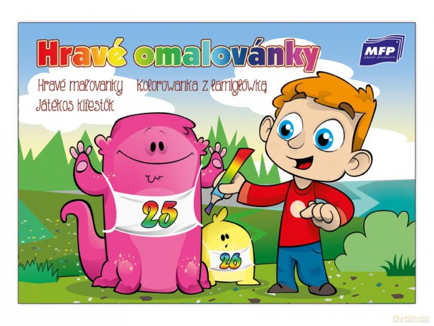 Kolorowanka z łamigłówką 20 ark.