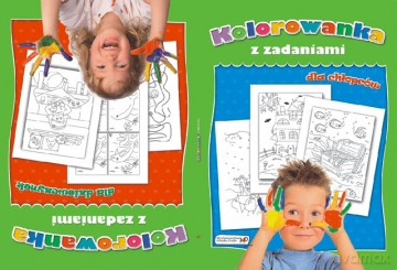 Kolorowanka z zadaniami (dla chłopców i dla dziewczynek) [KSIĄŻKA]