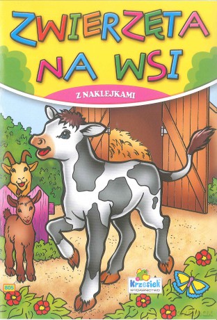 Kolorowanka Zwierzęta na wsi. Cielaczek (A5, 16 stron)