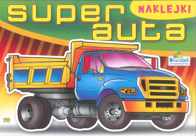 Kolorowanka. Super auta - Sportowy zielony (B5, 12 str.)