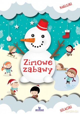 Kolorowanki bożonarodzeniowe - Zimowe zabawy