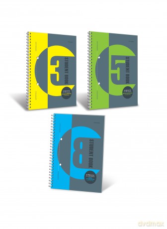 Kołobrulion Student Book B5 100k kratka 5 przedmiotów
