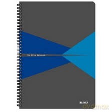 Kołonotatnik Leitz A4 kratka PP niebieski 44950030