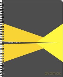 Kołonotatnik Leitz A4 kratka PP żółty 44950015