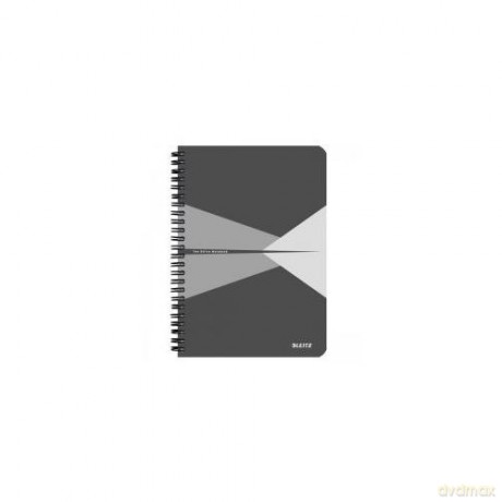 Kołonotatnik Leitz A5 kratka PP szary 44980085