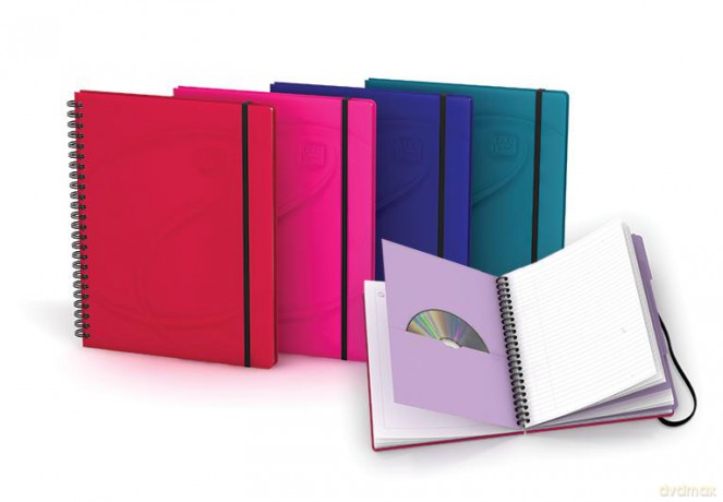 Kołonotatnik Oxford Beauty Organiserbook A5+ kratka 80 kartek
