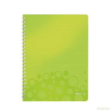 Kołonotatnik WOW Leitz A4 PP zielony 46380064