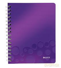 Kołonotatnik WOW Leitz A5 PP fioletowy 46410062