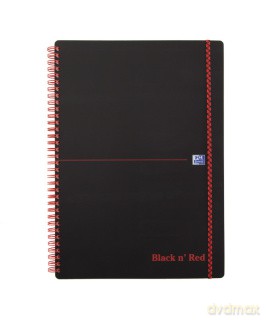 Kołozeszyt Oxford A4/70k linia Black n"Red