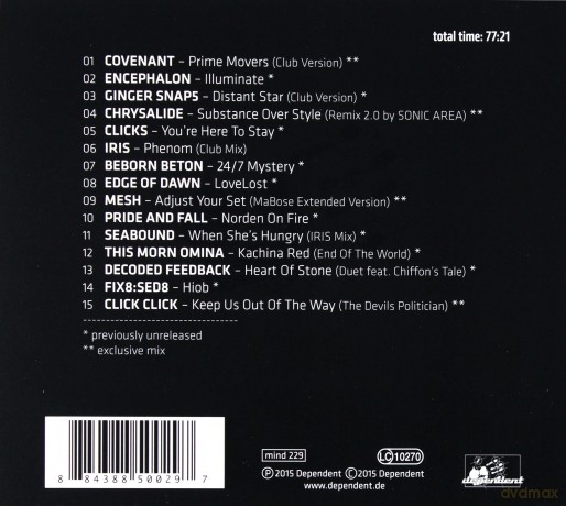 Dependence 2015 [CD]