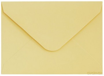Koperta 70x100 Gładki żółty satynowany 130g (280437) 10szt/opak