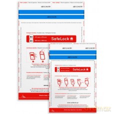 Koperta bezpieczne B4 transparentne 50szt (250x355+30mm)