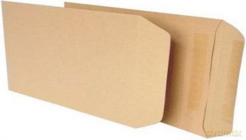 Koperta C4 HK RBD brązowa op. 25szt.(229X324x38) 130g