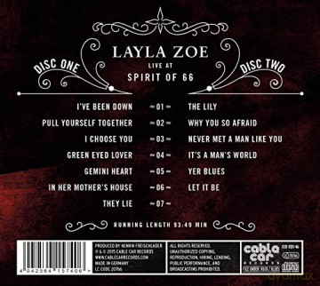 Layla Zoe: Live At Spirit Of 66 [2CD]
