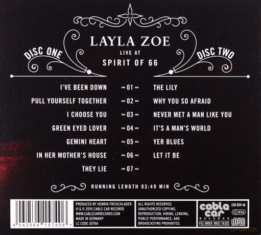 Layla Zoe: Live At Spirit Of 66 [2CD]
